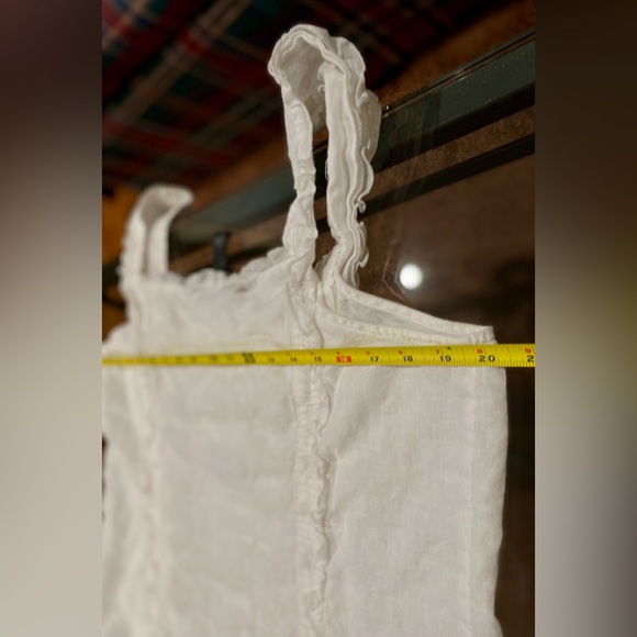 Madison Studio Lace Accent Blouse 16 white - Picture 16 of 17